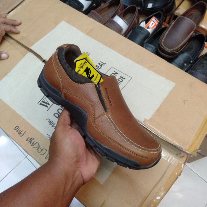 BISA COD Sepatu Kulit Pakalolo Boots N6883 Hitam Sepatu Kerja Pria Original - /SEPATU RUNNING/SLIP