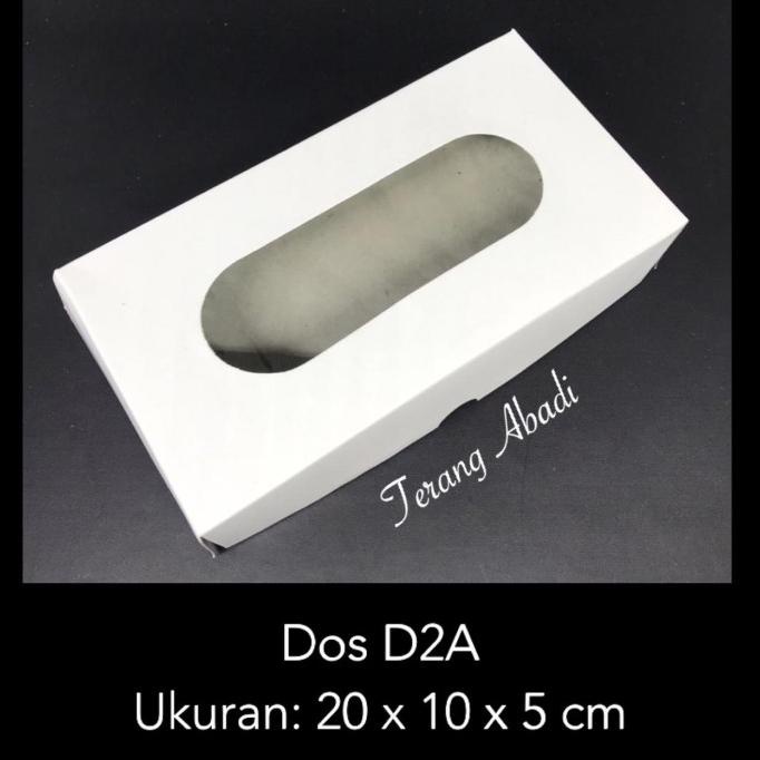 

langsung order saja] Dus Kue D2A 20 X 10 X15 / Dus Kue / Dus Roti / Dus Snack / Dus Putih /