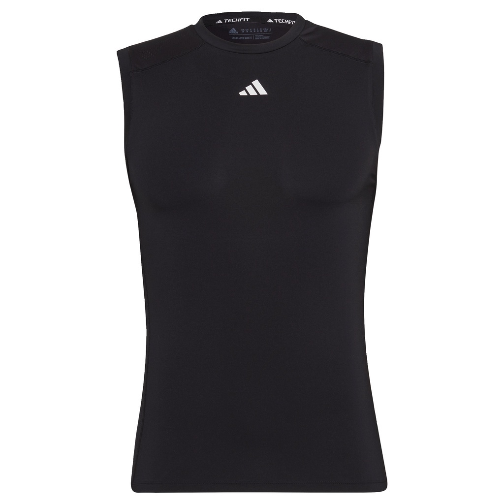 adidas TRAINING T-Shirt Training Tanpa Lengan Techfit Pria HK2338