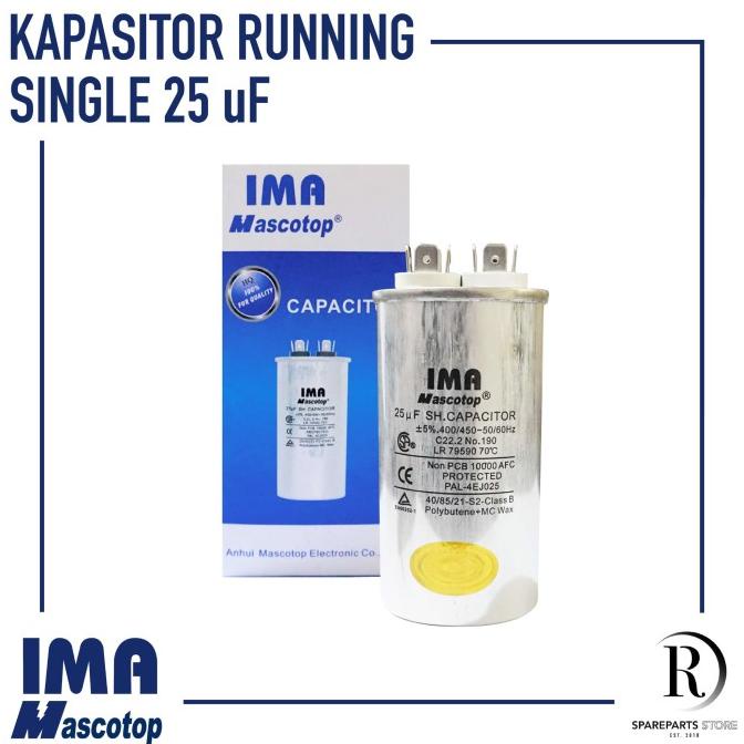 Silahkan Order] Kapasitor AC 25UF "IMA Mascotop"