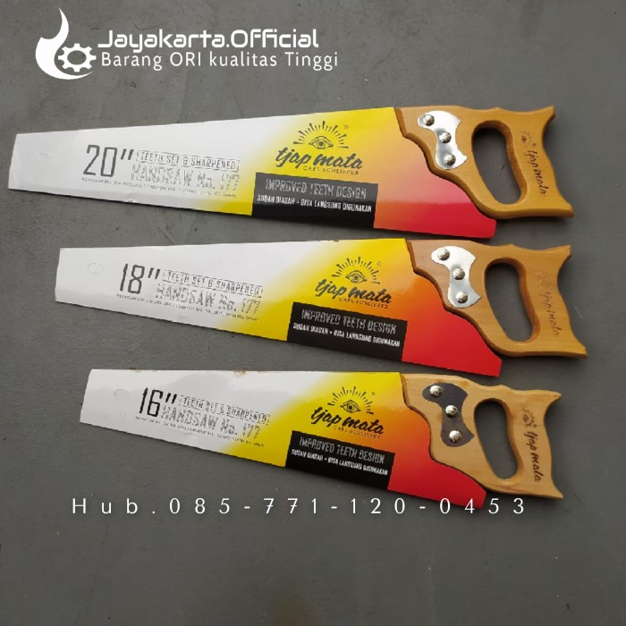 Gergaji Kayu Tajam 20" Cap Mata No 177 Original Kualitas Terbaik Best Deal