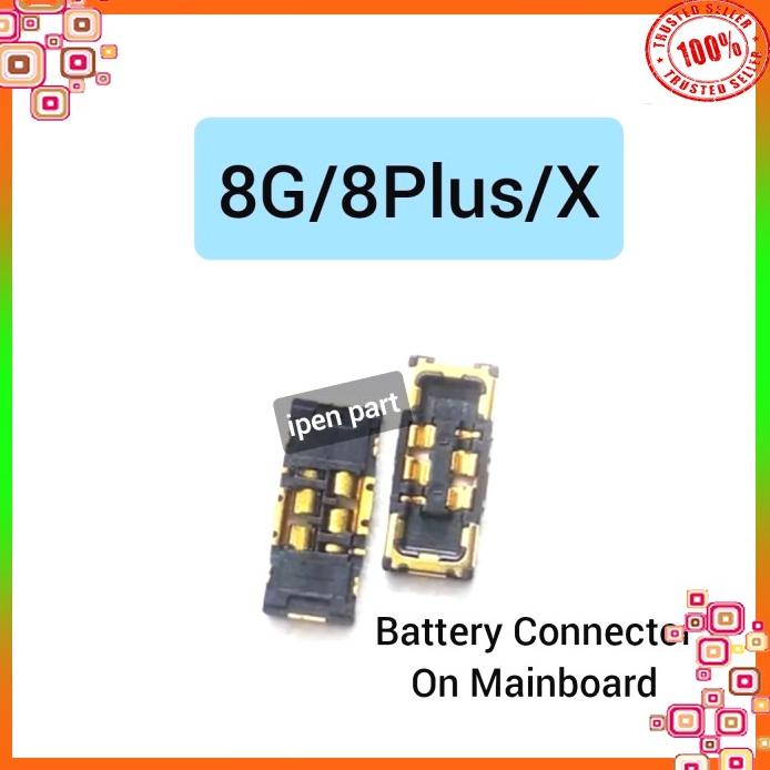 Konektor Baterai Iphone X 8 Plus Original Connector Battery Di Mesin