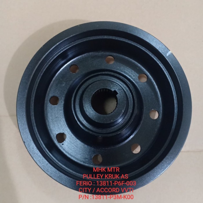 Pulley Ker As Pulley Kruk As Pulley Crankshaft Honda Ferio Honda City Kode Ams109
