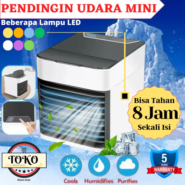 BAYAR DITEMPAT AC Mini Kecil Portable Air Cooler Conditioner Kipas Pendingin Ruangan /KIPAS ANGIN