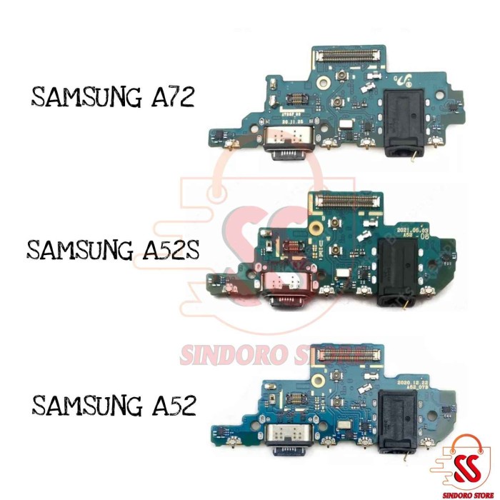 Yodhoba Konektor Charger Samsung A52 A52S A72 Usb Papan Cas Ori Copotan Mic