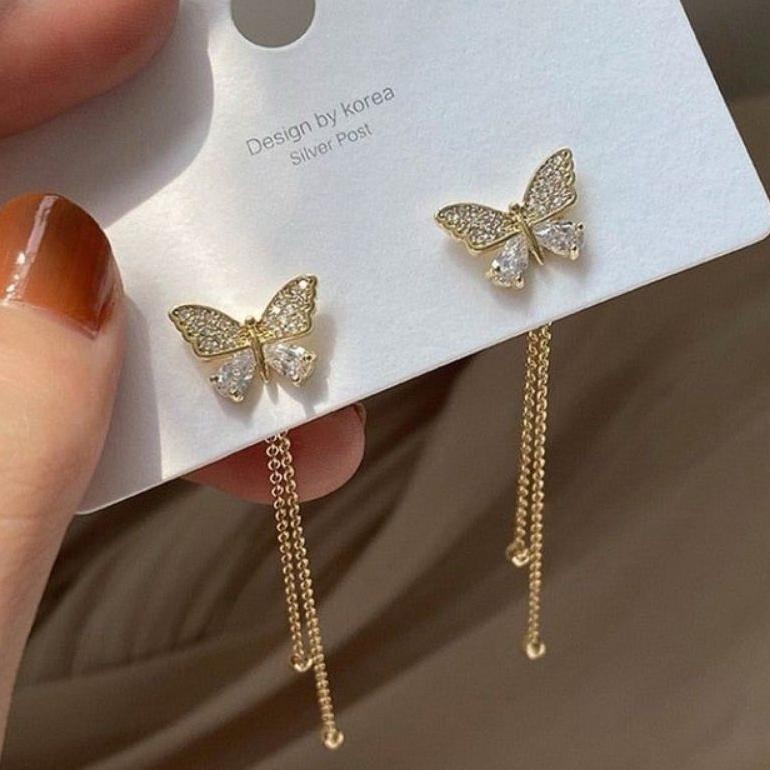 anti luntur anting kupu kupu awet