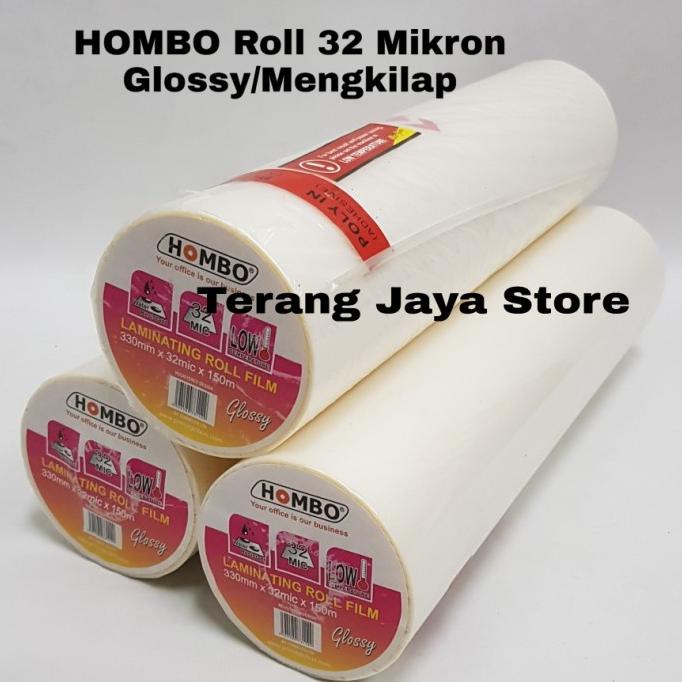 

Hombo Plastik Laminating Roll Glossy A3 32mikron Laminating Roll Film
