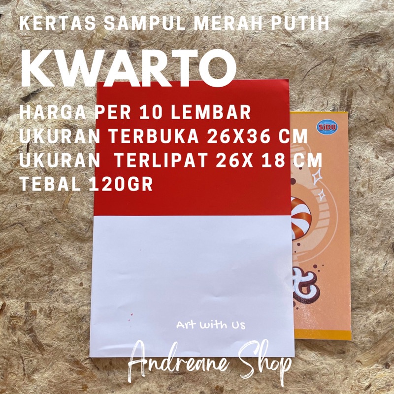 Kertas Sampul Arto Merah Putih