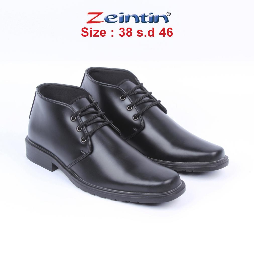 Zeintin - Sepatu Pria Semi Boot Pantofel Pria Boots Casual Bahan Kulit Sintetsis Premium Termurah BJ