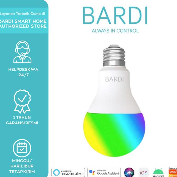 BARDI Smart LED Bulb 12W 9W RGBWW / 9W WW / 9W RGBWW Beacon Bluetooth