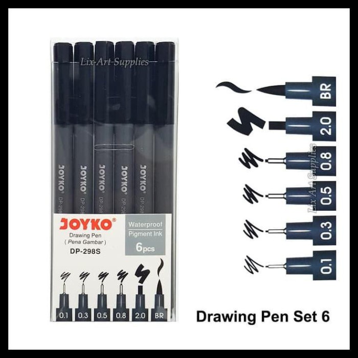 

Joyko Dp 298S Drawing Pen Set Pulpen Spidol Gambar Lukis Terbaru