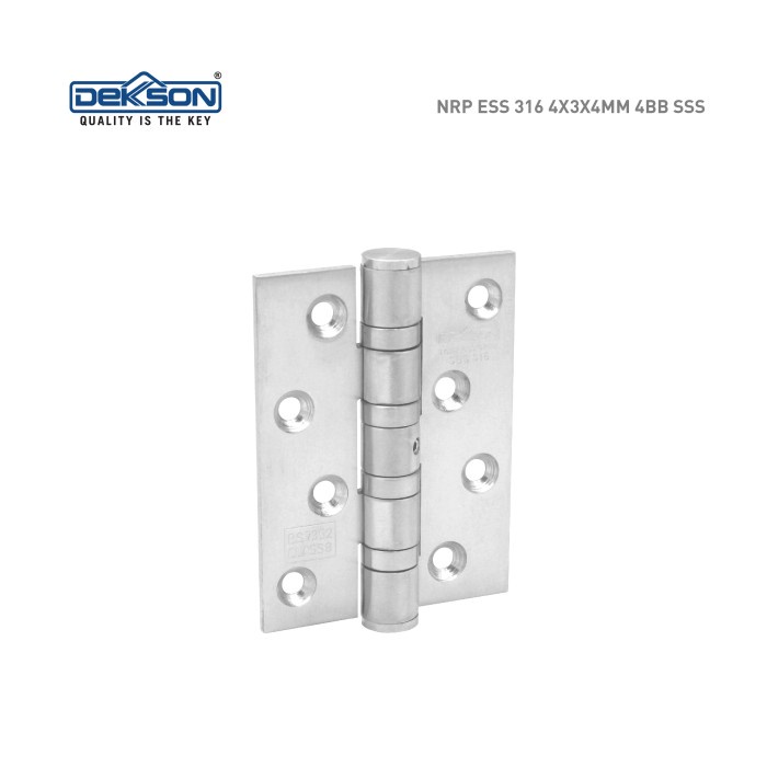 Engsel Pintu Dekkson Nrp Stainless Sus 316 (3", 4", 5", 6") Terbaru