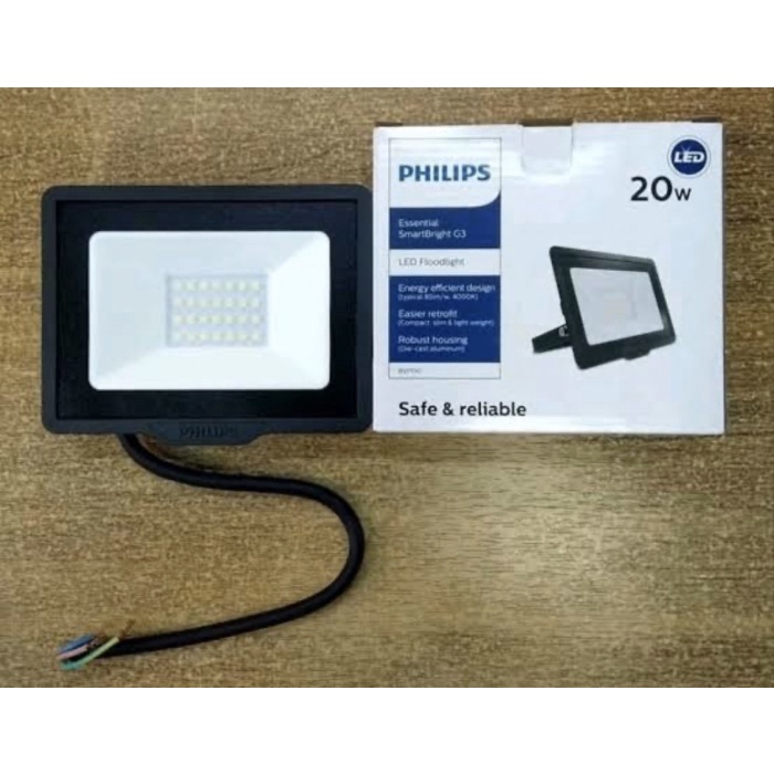 Promo Flood Light Philips Led Bvp135 20 W Watt 20W Lampu Sorot