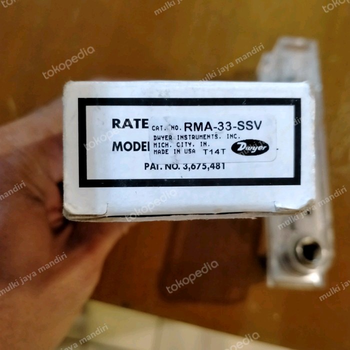 ✅Original Flow Meter Dwyer Rma-33-Ssv Limited
