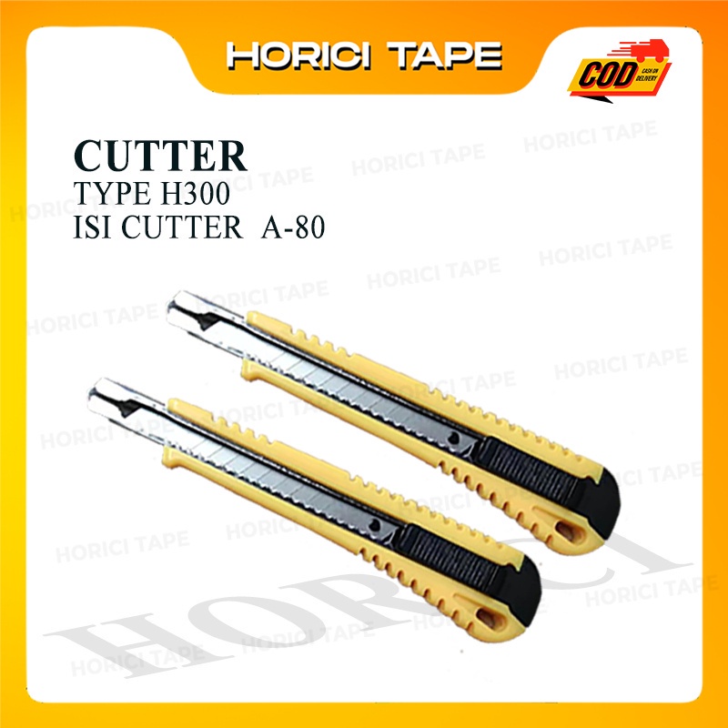 

HORICI kater 140MMx28MM kater H300 Tajam Kuat ISI Cutter A-80 Kater Pisau Cutter