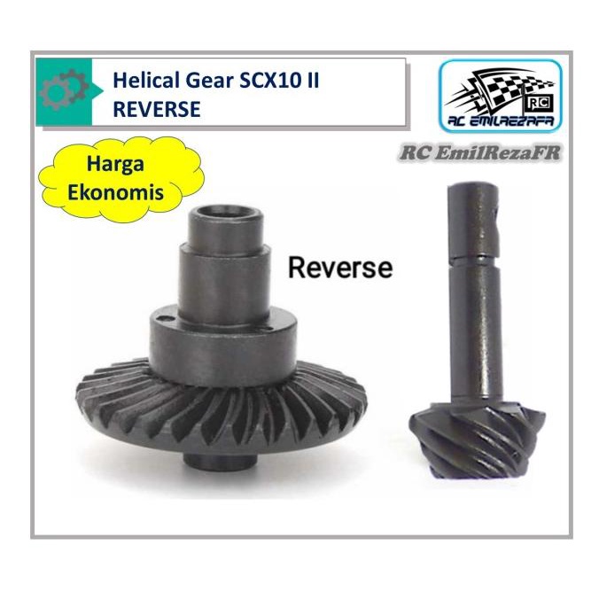 Reverse/Forward Bevel Gear Helical 8T 30T Axial SCX10 II AR44 RC 1/10