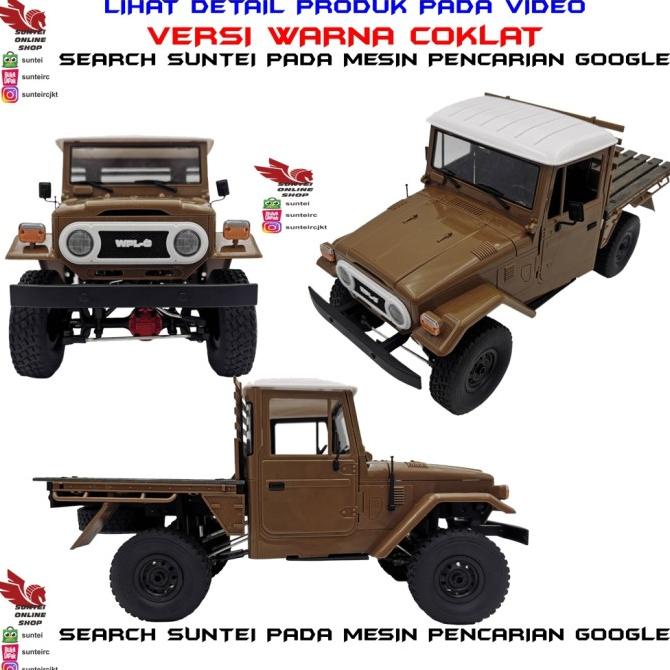 RC CAR WPL 1:16 C44 C44KM Kit Versi Metal
