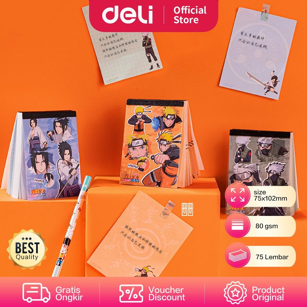 

Deli Sticky Pad / Mini Notes 75 Lembar Kertas 80g Desain Naruto 21758