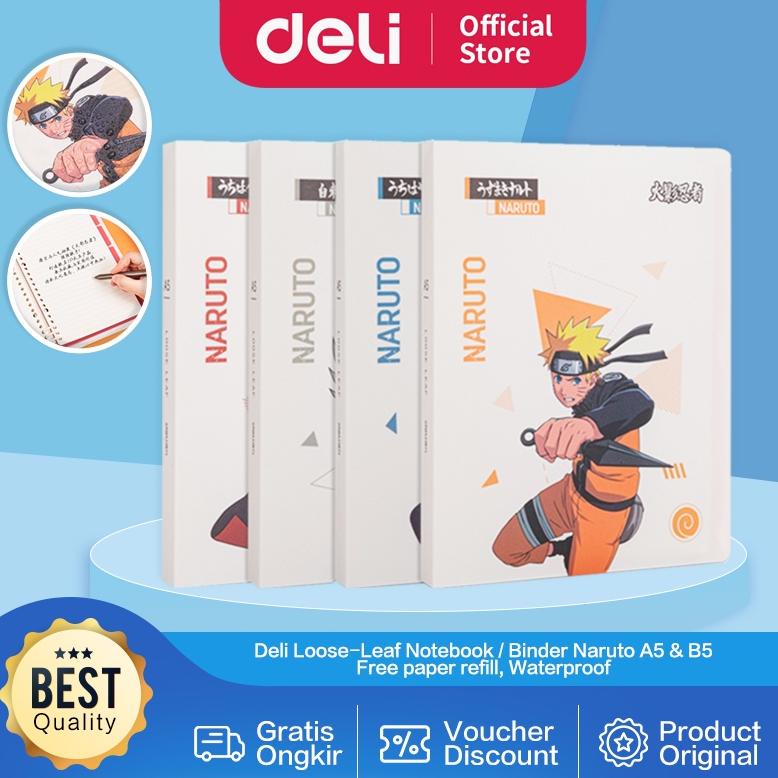 

Deli Loose-Leaf Notebook / Binder Naruto A5 Free Refill Waterproof GHA560B