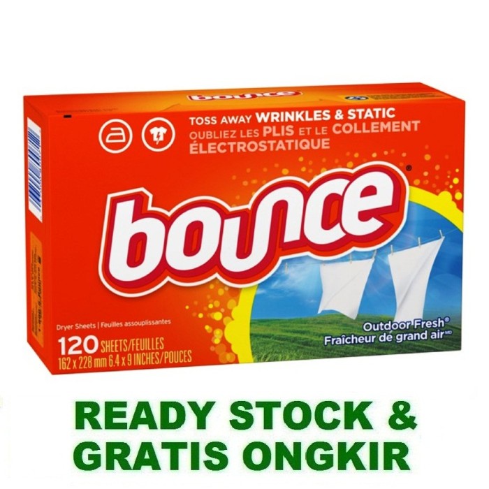 Ready stok Bounce Dryer Sheets - Outdoor Fresh 120s