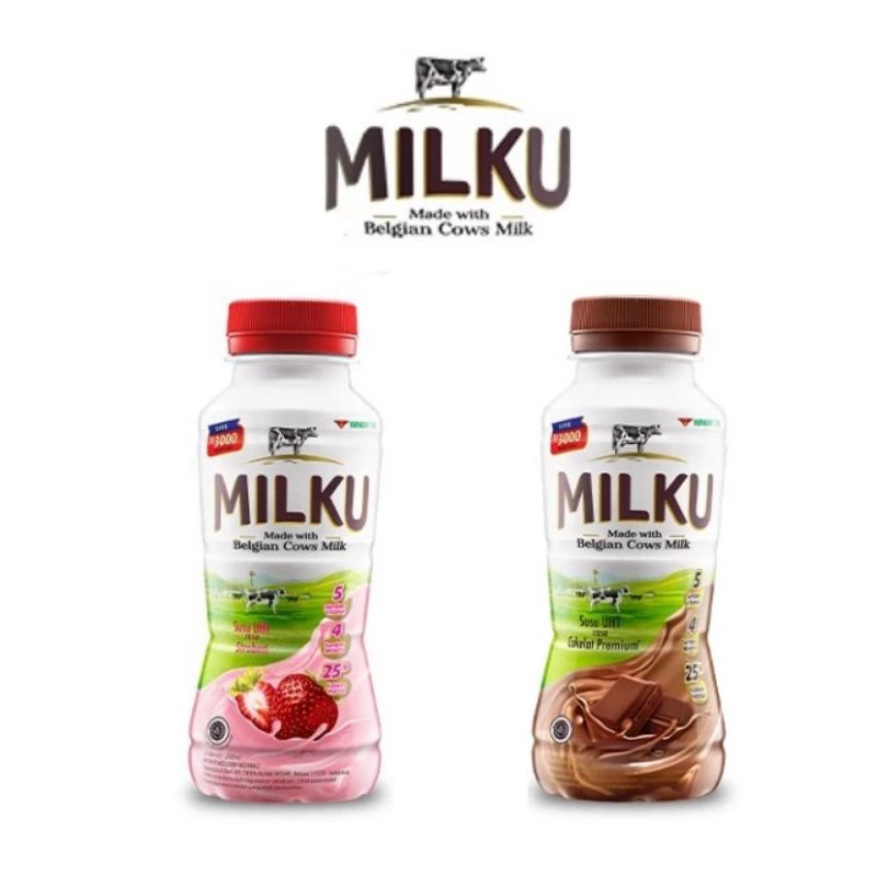 

MILKU SUSU UHT PREMIUM BOTOL 200ML