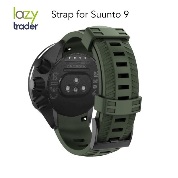 Tali Jam Suunto 9 BARO - watch sport Strap - ARMY GREEN