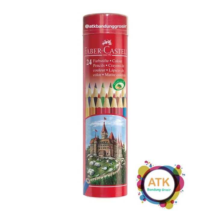 

Terlaris Pensil Warna Faber Castell 24 L Classic Tin Round 115827 Kaleng Bulat