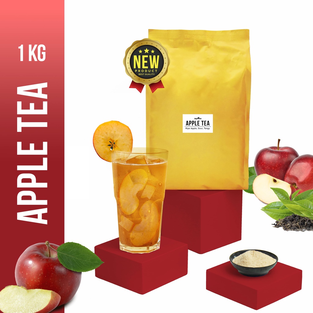 

Jagorista - 1 Kg Bubuk Minuman Premium Apple Tea / Apel Tea powder( Bubuk MInuman / Drink Powder )