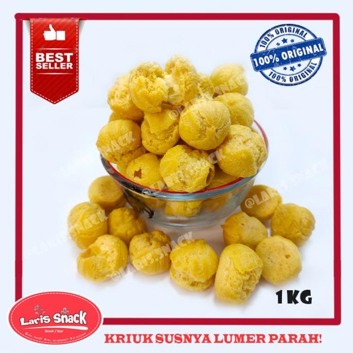 

Cream Soes Isi Vanila Sarikaya Snack Kiloan 1000gr
