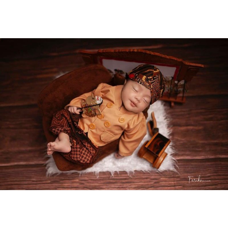 BESKAP BAYI DAN ANAK / PAKAIAN ADAT JAWA / BAJU ADAT JAWA ANAK LAKI-LAKI
