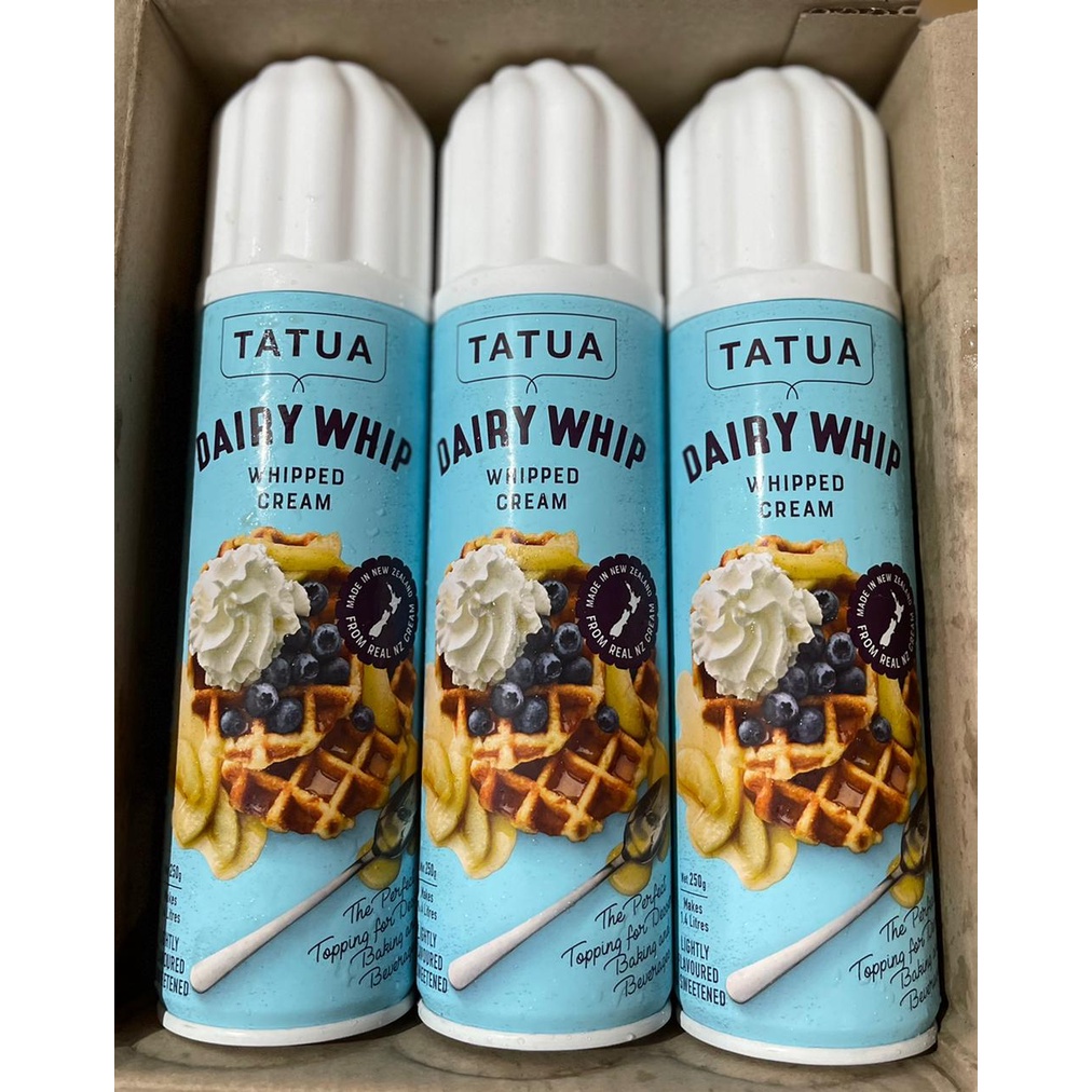 Tatua Dairy Whip Aerosol Whipped Cream - Dairy 250Gr