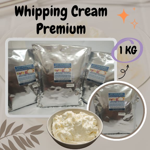 

Bubuk Whipping Cream Instan -1000 Gram Whipping Cream Whipped Cream