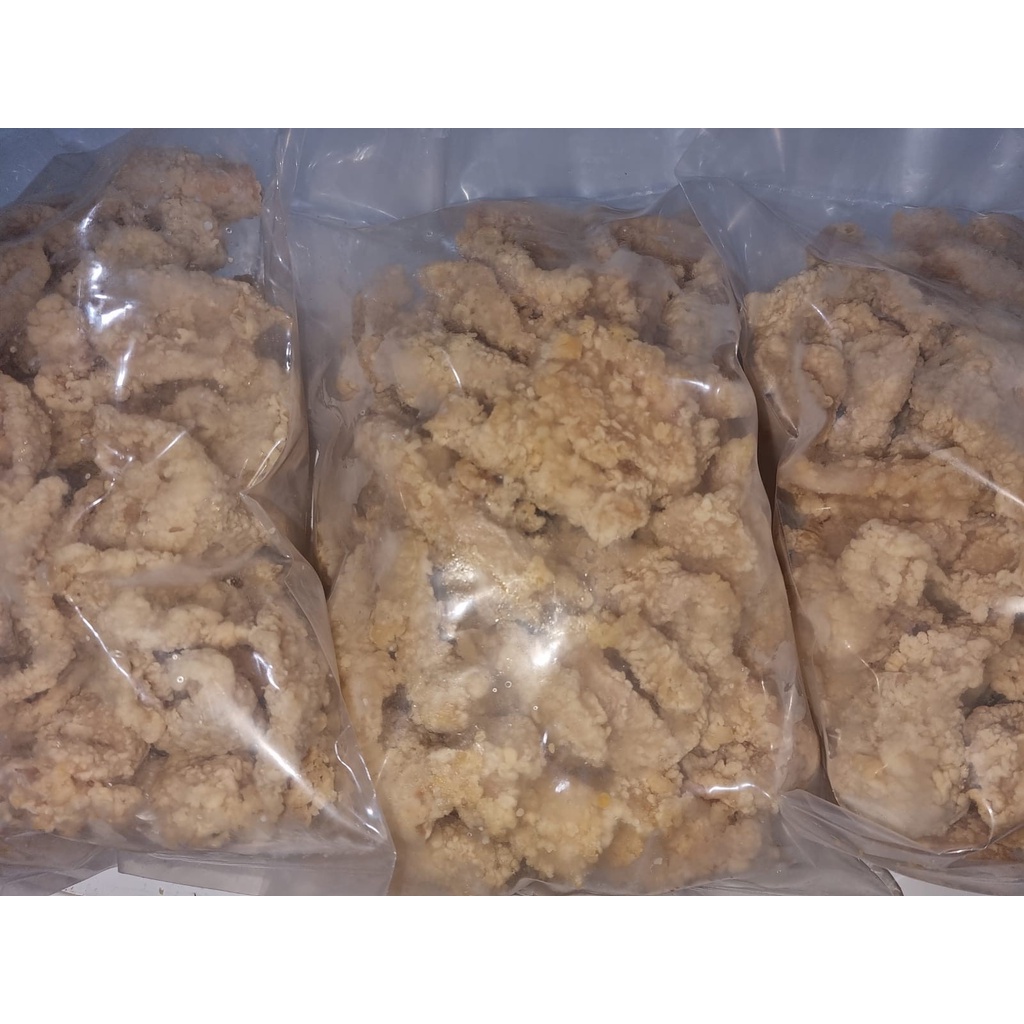 

Kulit Ayam Crispy 500 Gram - Kulit Krispi Ayam - Kulit Crispy Ayam