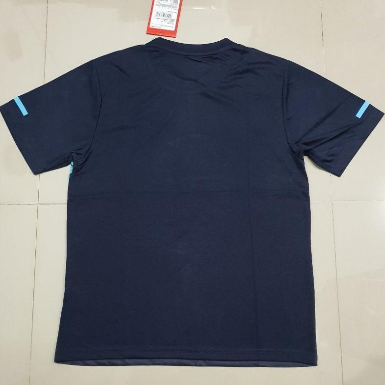 L-21508 Biru Kaos Badminton Lining Baju Bulu Tangkis Olahraga Murah
