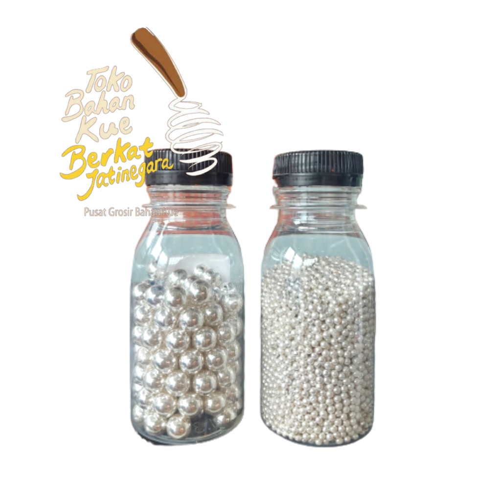 

Mutiara Sier 50 Gr / Sprinkle Mutiara Sier