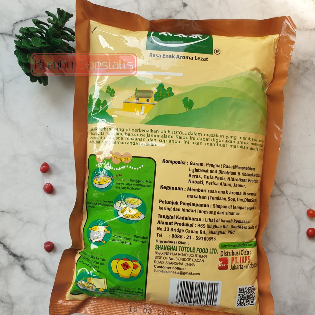 

Totole Kaldu Jamur / Bouillon Mushroom / Vegan Food / Halal 400Gr