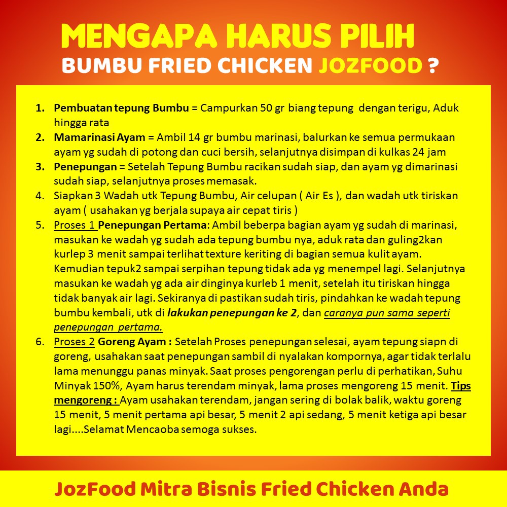 

Marinasi, Tepung Marinasi, Bumbu Marinasi Spicy, Bumbu Ayam, Bumbu Kfc
