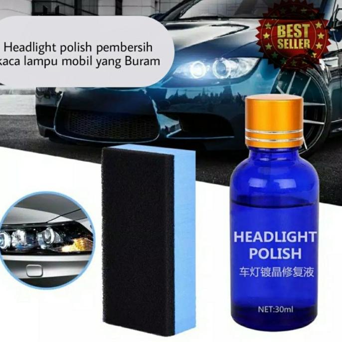 DELLAS pembersih kaca lampu mobil headlight polish cleaner cairan pembersih