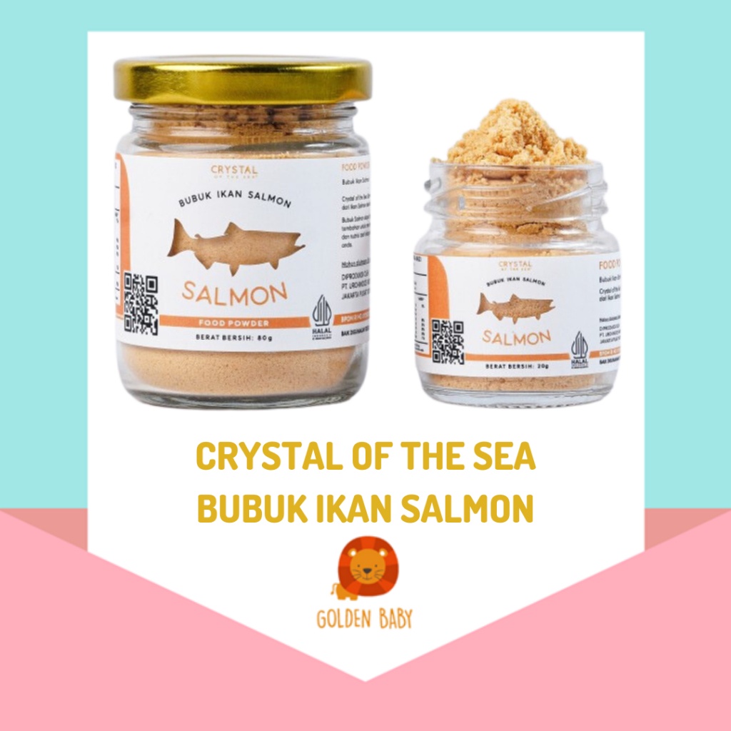 

Crystal Of The Sea Salmon Powder Bubuk Ikan Salmon Kaldu Mpasi