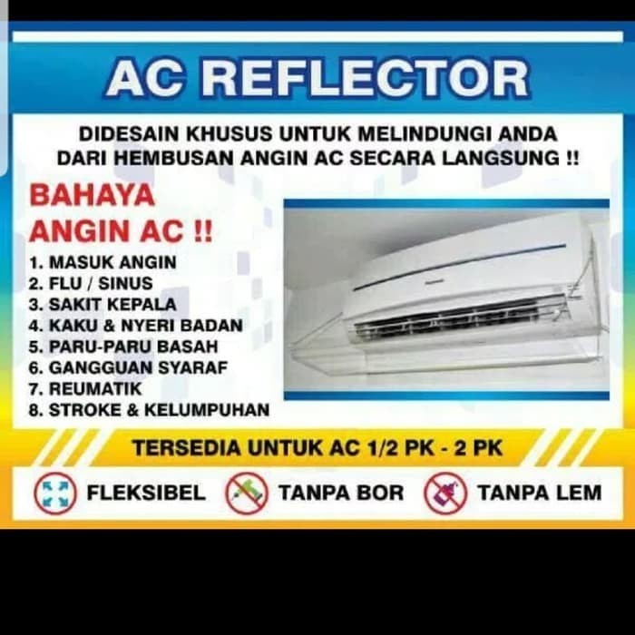 Penahan Hembusan Ac / Akrilik Ac / Talang Ac Material Acrylic Acrilic Berkualitas