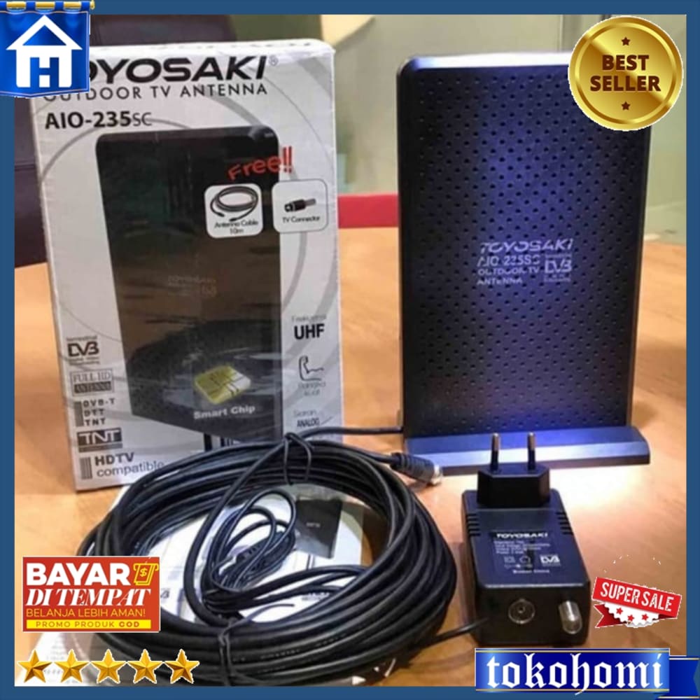 Antena Tv Toyosaki Aio235 Aio235 Aio 235 Sc Aio235Sc Indoor Outdoor