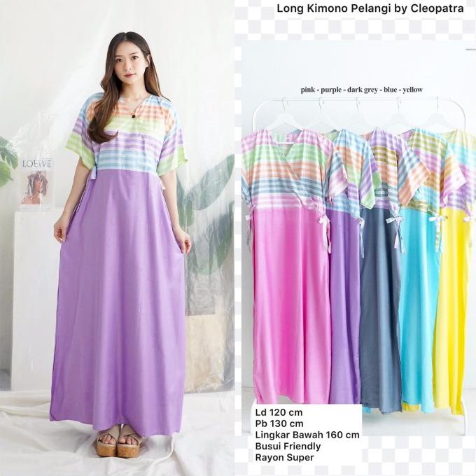 Ready Daster Bu Tejo Tedjo Kekinian Kimono Tebal Halus Dress Hamil Homewear Stok Terbatas