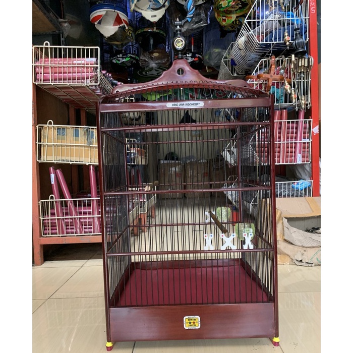 Promo Sangkar Kandang Kotak Oriq Jaya Coklat No 1