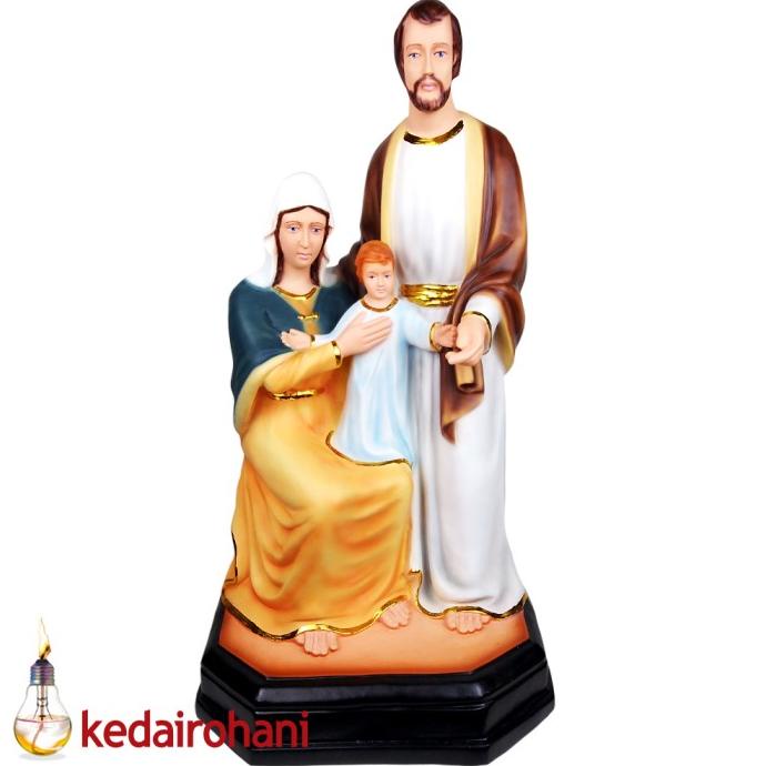 `````````] Patung Rohani Keluarga Kudus Nazaret Yesus Maria Yosef Yusuf Size 60