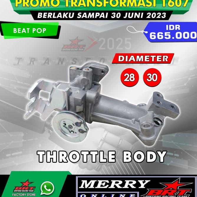 Throttle Body Brt Tb Beat Scoopy Spacy Fi Dan Beat Pop Beat Scoopy