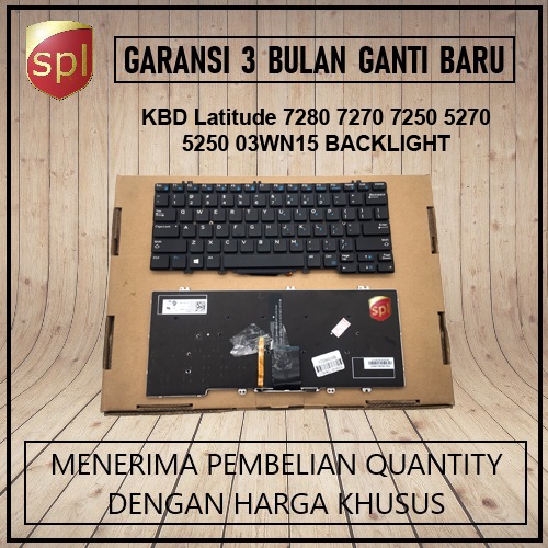 Keyboard Laptop Dell Latitude 5280 5290 7280 7290 Backlite