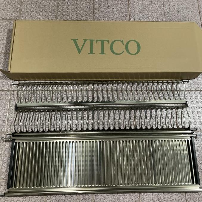 +++++] Rak piring gantung stainless 80cm / rak piring kitchen set