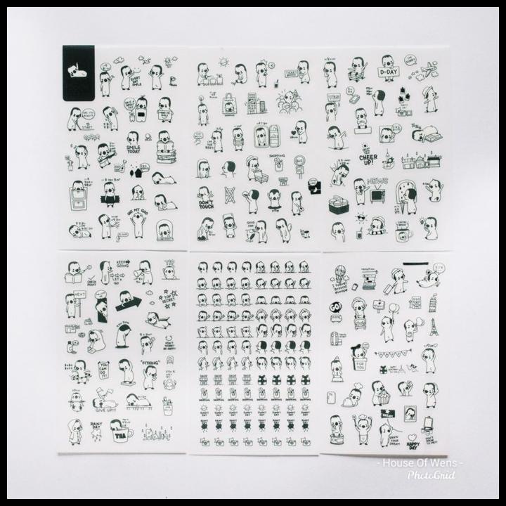 

TERBARU PINGUIN DECO STICKERS - STICKER PINGUIN DECO LUCU ISI 6 !!