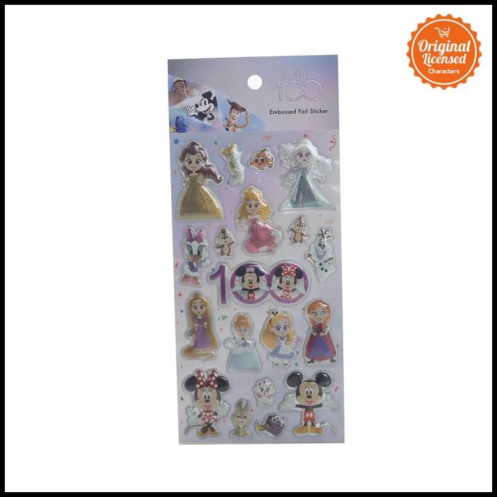

GRATIS ONGKIR DISNEY EMBOSSED FOIL STICKER SERI DISNEY 100 YEARS OF WONDER !!