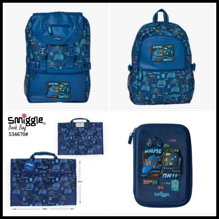 

GRATIS ONGKIR SMIGGLE BACKPACK, PENCIL CASE BETTER TOGETHER GAME, BOOKBAG, FOLDOVER !!